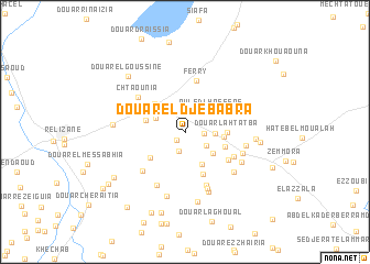 map of Douar el Djebabra