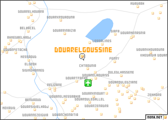 map of Douar el Goussine