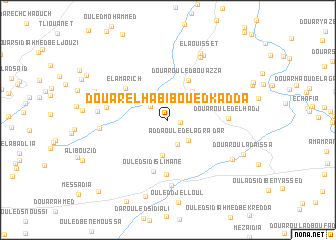 map of Douar el Habib Oued Kadda