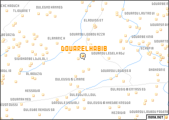 map of Douar el Habib