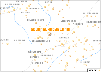 map of Douar el Hadj el Arbi