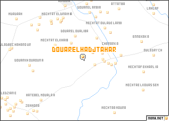 map of Douar el Hadj Tahar