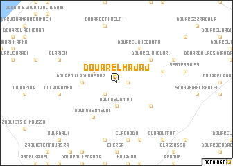 map of Douar el Hajaj