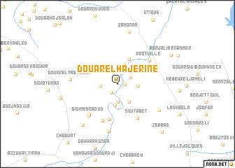 map of Douar el Hajerine