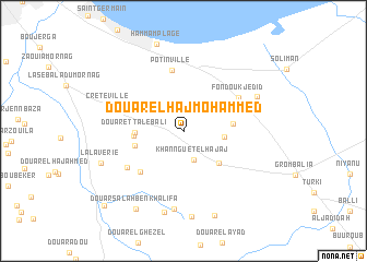 map of Douar el Haj Mohammed