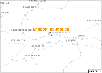map of Douar el Haj Salah