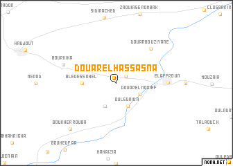 map of Douar el Hassasna