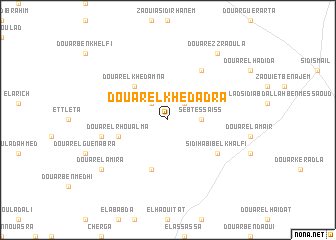 map of Douar el Khedadra