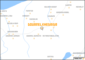 map of Douar el Khedaïda