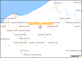 map of Douar el Khedar
