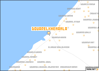 map of Douar el Khemamla