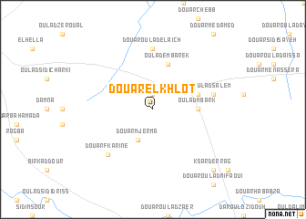 map of Douar el Khlot