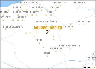 map of Douar el Kreïeb