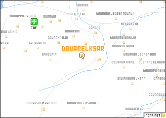 map of Douar el Ksar