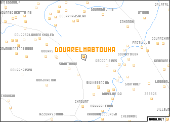map of Douar el Mabtouha
