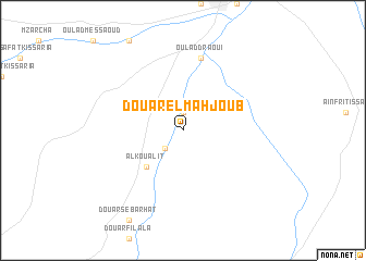 map of Douar el Mahjoub