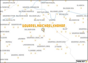 map of Douar el Maïcha el Khamar