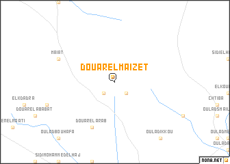 map of Douar el Maïzet