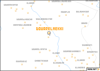 map of Douar el Mekki