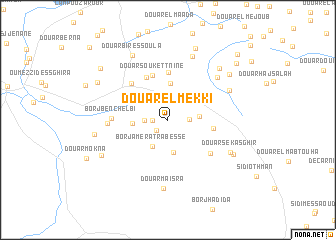 map of Douar el Mekki