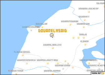 map of Douar el Msaïd