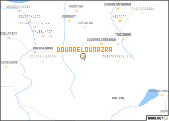 map of Douar el Ounazra