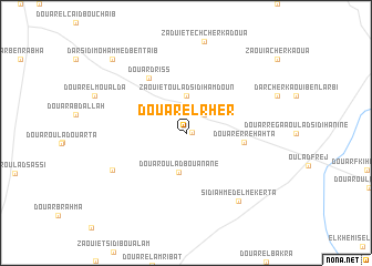 map of Douar el Rher