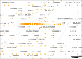 map of Douar el Rhoual Bel Kabaa