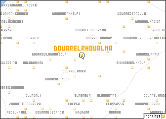 map of Douar el Rhoualma