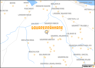 map of Douar er Rahmane