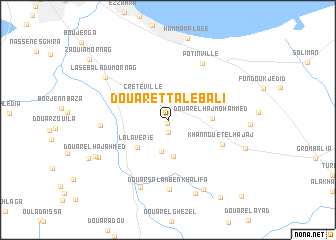 map of Douar et Taleb Ali