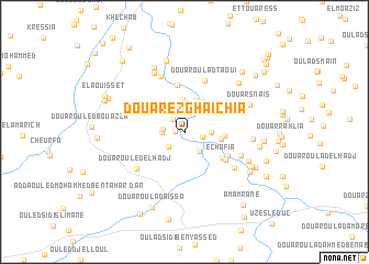 map of Douar Ezghaïchia