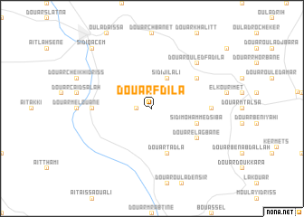 map of Douar Fdila