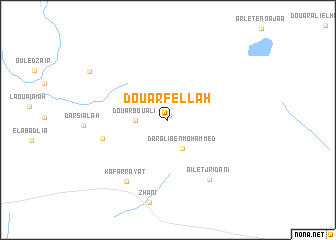 map of Douar Fellah