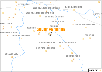 map of Douar Fernane