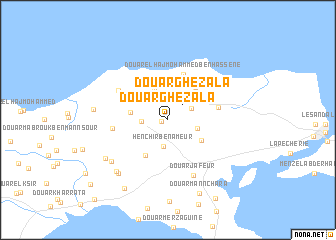 map of Douar Ghezala