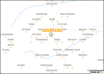 map of Douargou