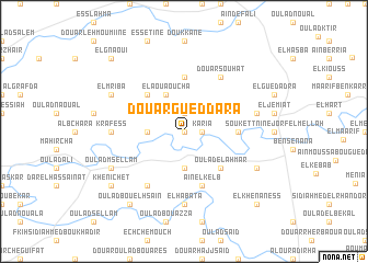 map of Douar Gueddara