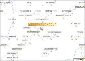 map of Douar Hadchaoun