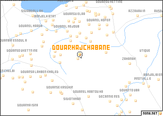 map of Douar Haj Chabane