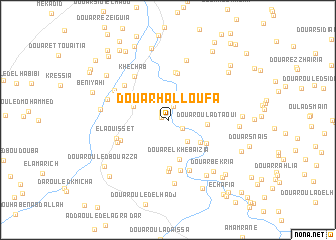 map of Douar Halloufa