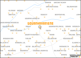 map of Douar Hamariene