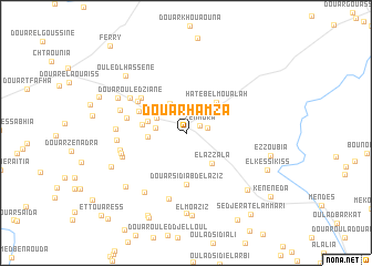 map of Douar Hamza