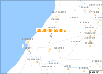 map of Douar Hassane