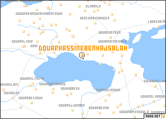 map of Douar Hassine Ben Haj Salah