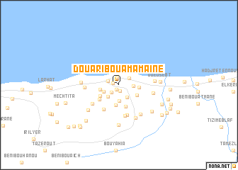 map of Douar Ibouamamaïne