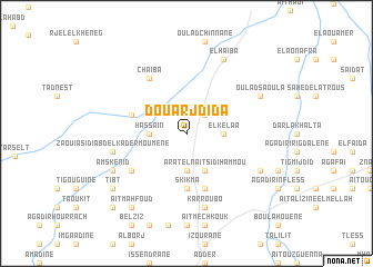 map of Douar Jdida