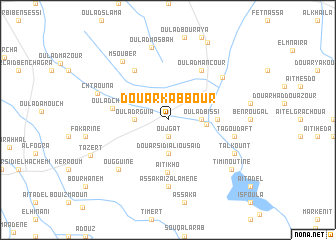 map of Douar Kabbour