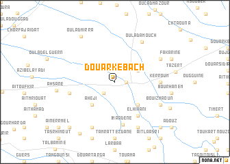 map of Douar Kebach