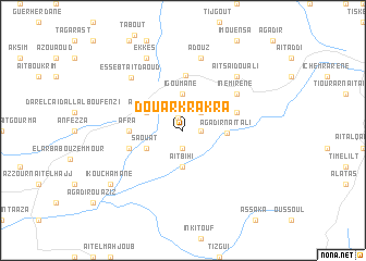 map of Douar Krakra